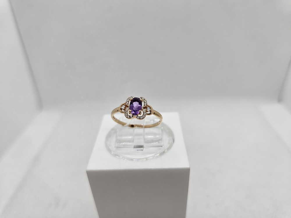 КОЛКМИ585 КОЛЬЦО С КАМНЯМИ (Au 585)