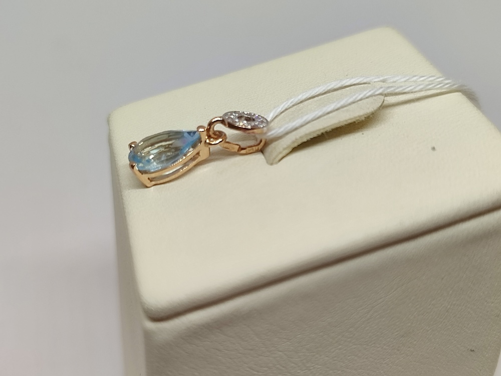 ПОДВЕСКА С КАМНЯМИ (Au 585)