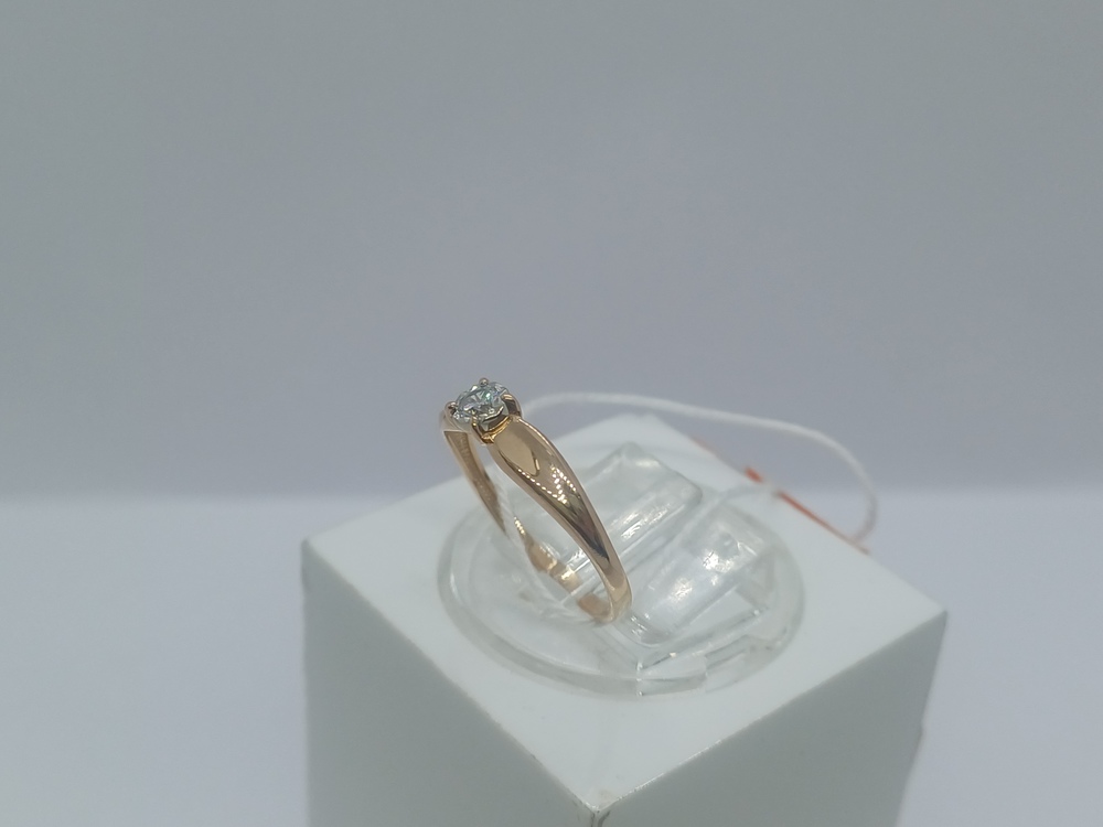 КОЛКМ585 КОЛЬЦО С КАМНЕМ (Au 585)