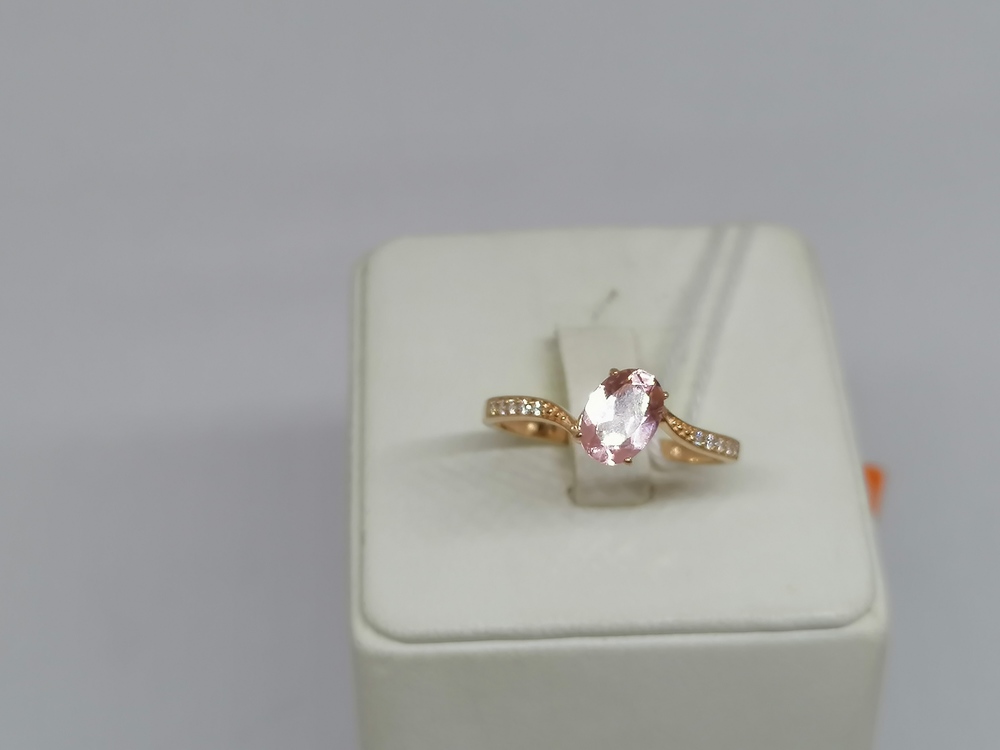 КОЛЬЦО С КАМНЯМИ (Au 585)