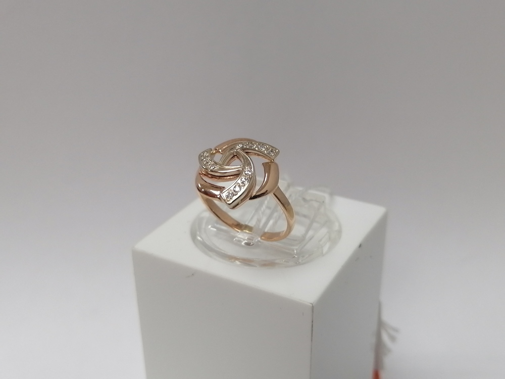 КОЛКМИ585 КОЛЬЦО С КАМНЯМИ (Au 585)