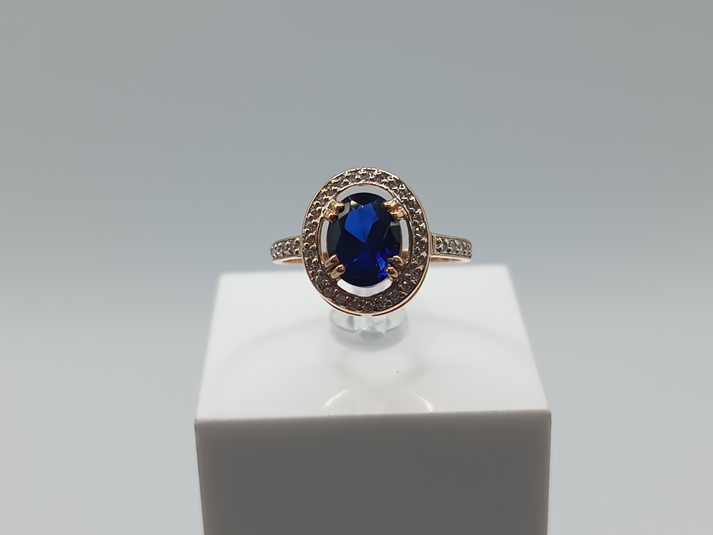 КОЛКМИ585 КОЛЬЦО С КАМНЯМИ (Au 585)