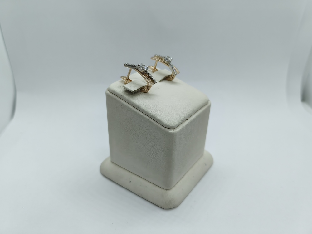 СЕРЬГИ С КАМНЯМИ (Au 585)