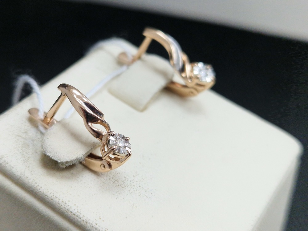 СЕРЬГИ БРИЛЛИАНТ (Au 585)