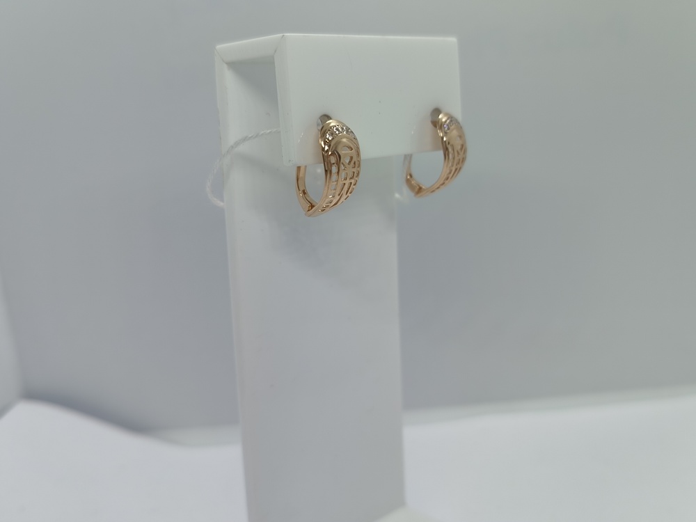 СЕРЬГИ С КАМНЯМИ (Au 585)