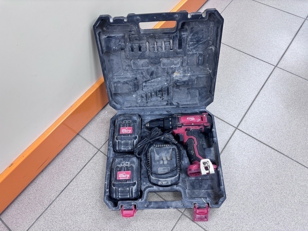 Шуруповерт Elitech ДА 18СЛ2