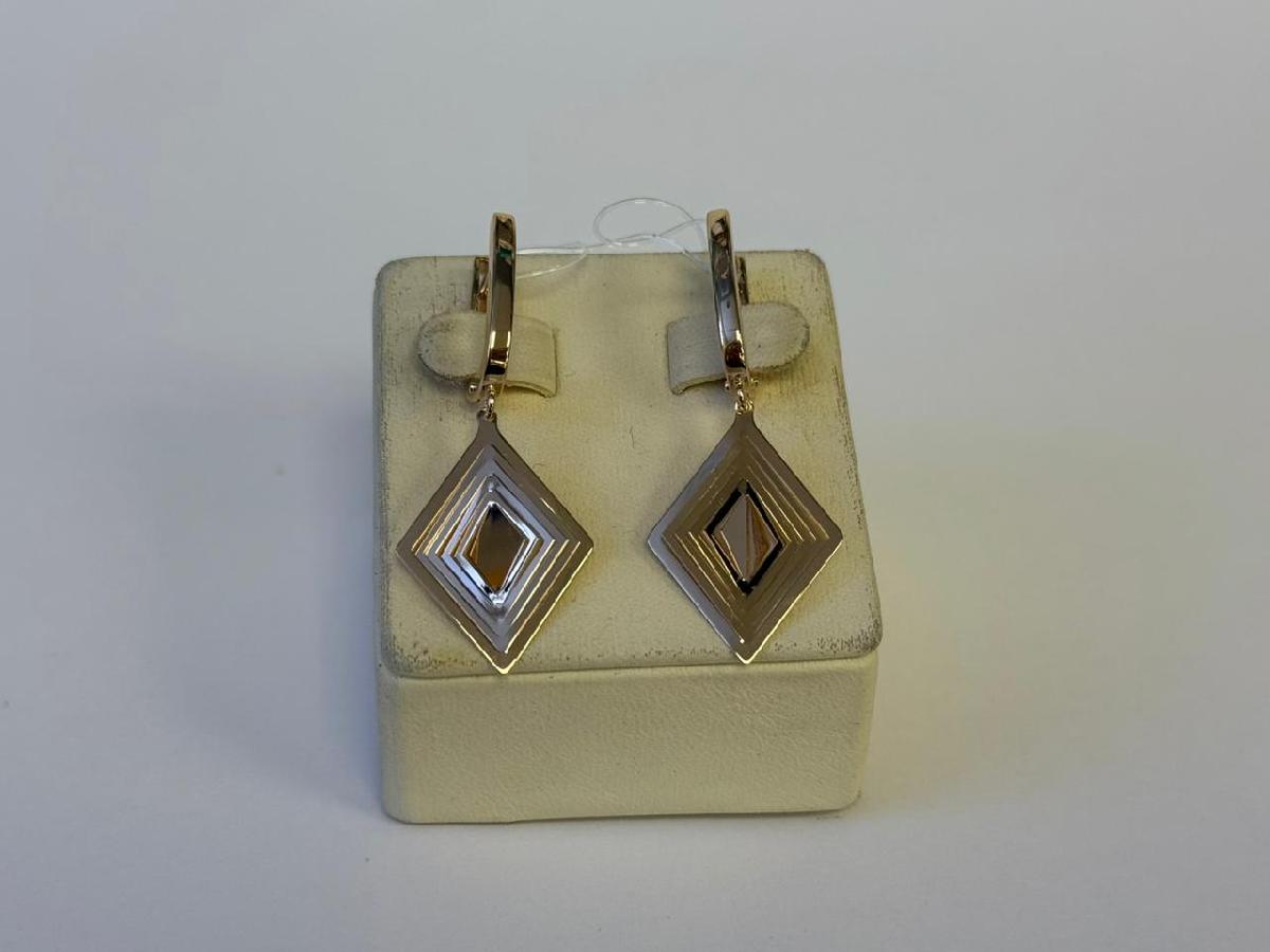 СЕРЬГИ БЕЗ КАМНЯ (Au 585)