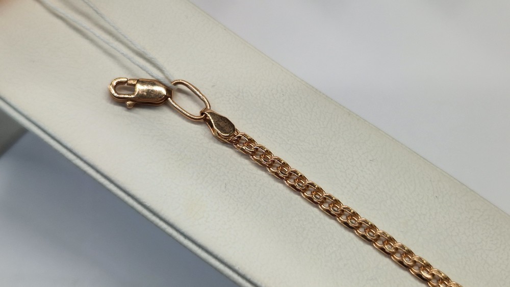 БЛБ585 БРАСЛЕТ ПОЛНОВЕСНЫЙ Бисмарк (Au 585)