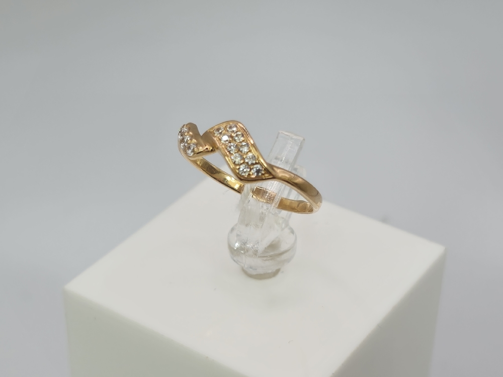 КОЛКМИ585 КОЛЬЦО С КАМНЯМИ (Au 585)