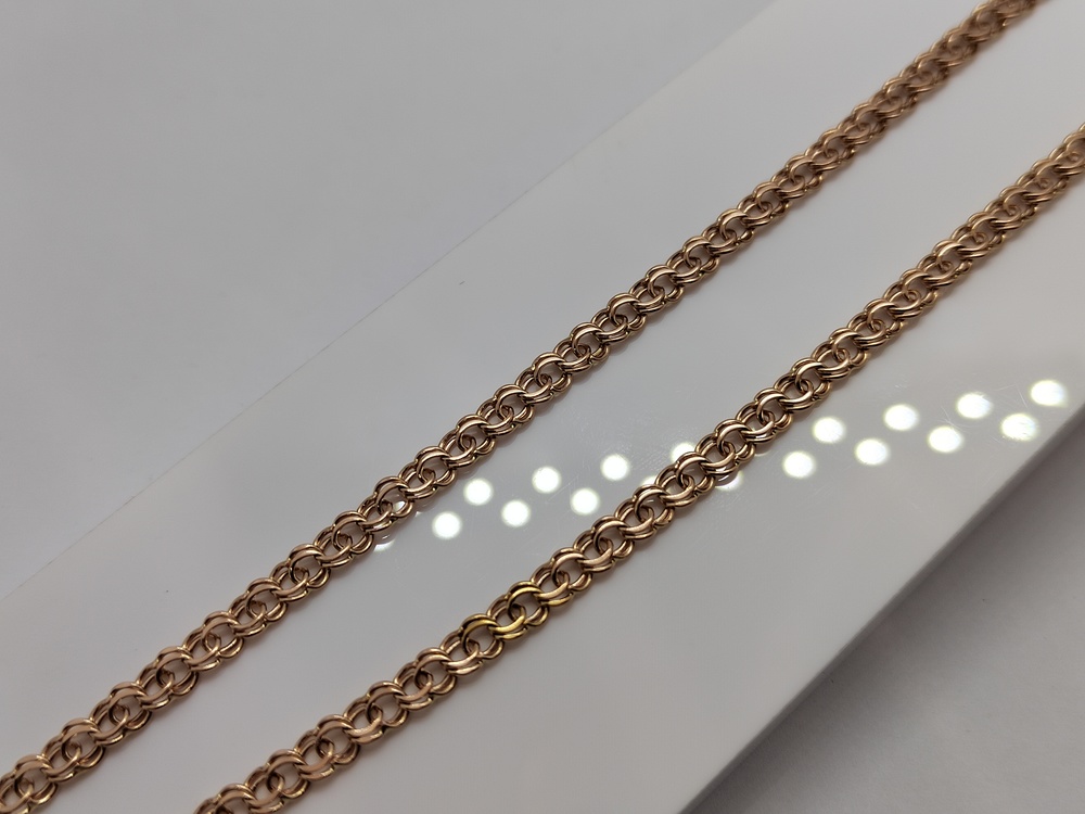 ЦЕПЬ ПОЛНОВЕСНАЯ Бисмарк (Au 585)