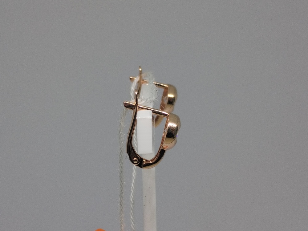 СЕРЬГИ С КАМНЕМ (Au 585)