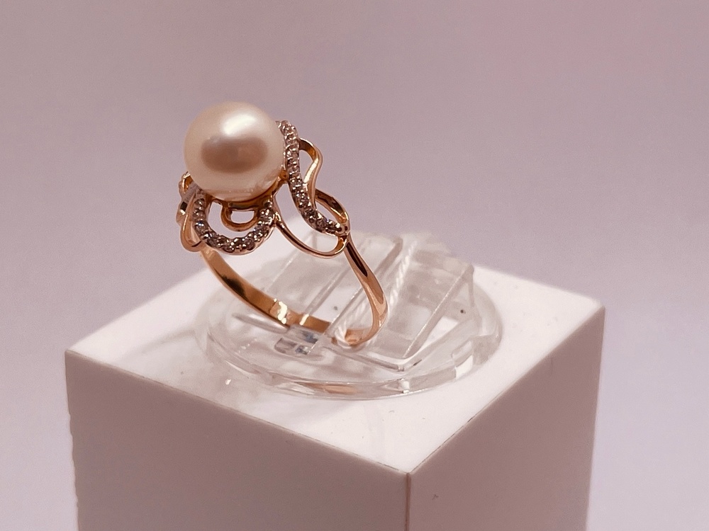 КОЛКМИ585 КОЛЬЦО С КАМНЯМИ (Au 585)