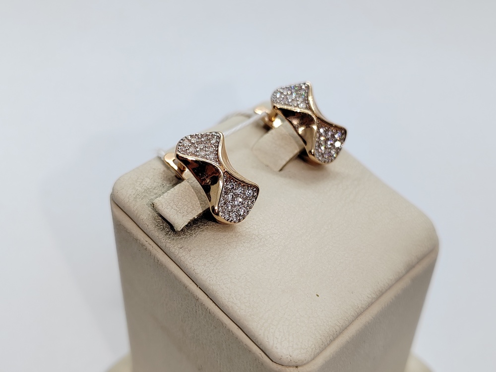 СЕРЬГИ С КАМНЯМИ (Au 585)