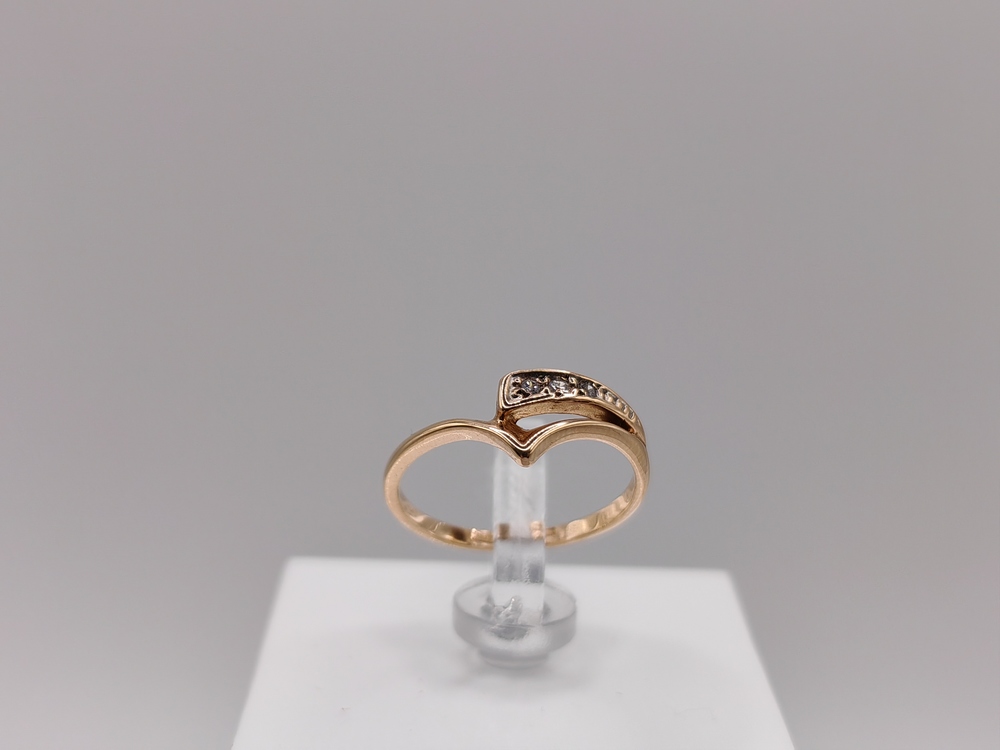 КОЛКМИ585 КОЛЬЦО С КАМНЯМИ (Au 585)