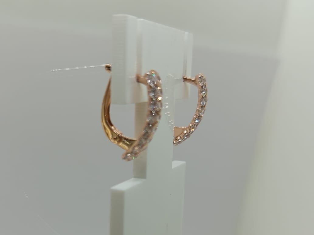 СЕРЬГИ С КАМНЯМИ (Au 585)