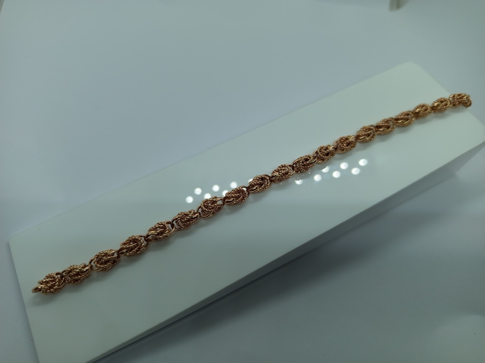 БРАСЛЕТ ПОЛНОВЕСНЫЙ Мальвина (Au 585)