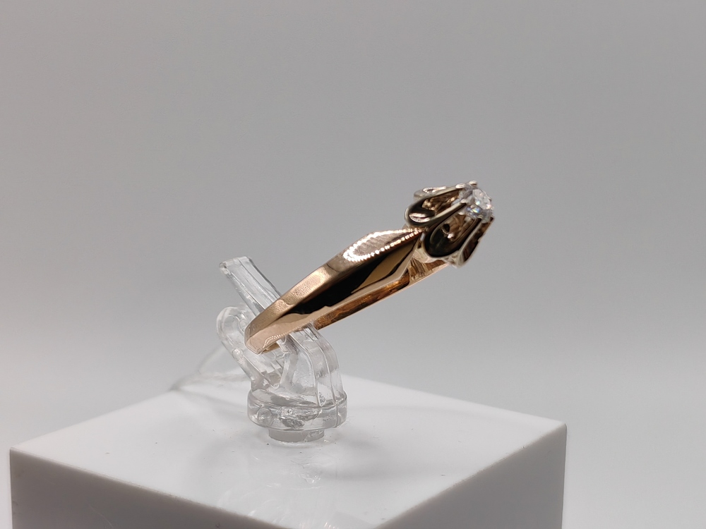 КОЛЬЦО БРИЛЛИАНТ Au 585