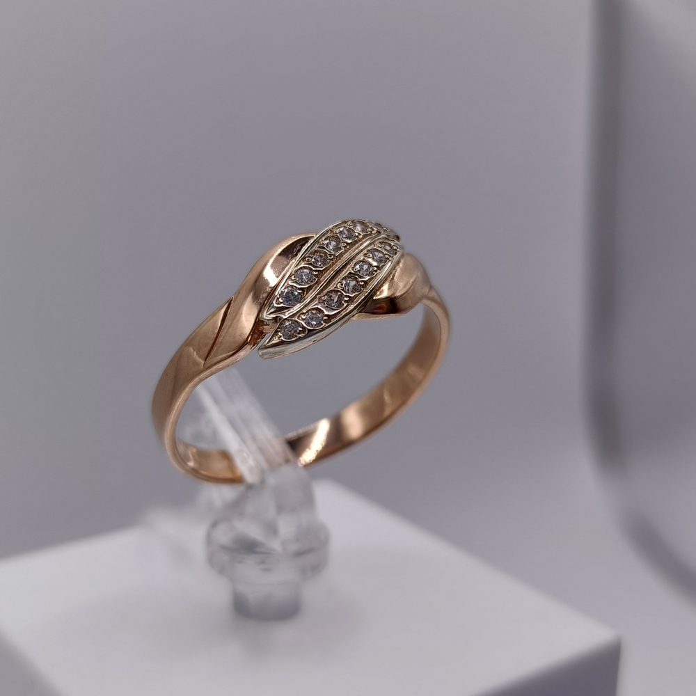 КОЛКМИ585 КОЛЬЦО С КАМНЯМИ (Au 585)