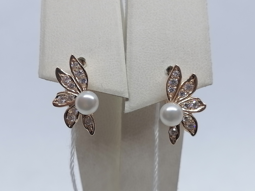 СЕРЬГИ С КАМНЯМИ (Au 585)