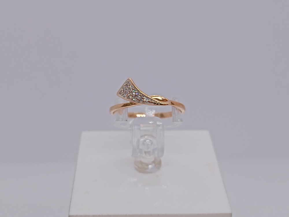 КОЛЬЦО С КАМНЯМИ (Au 585)