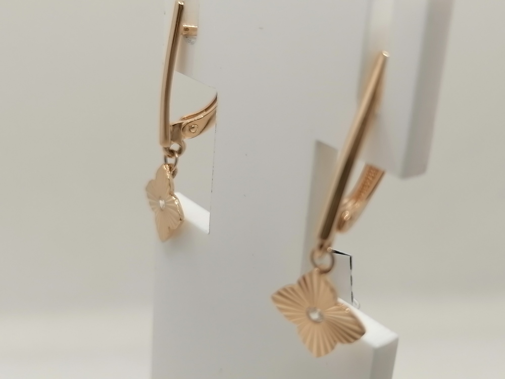 СЕРЬГИ С КАМНЯМИ (Au 585)