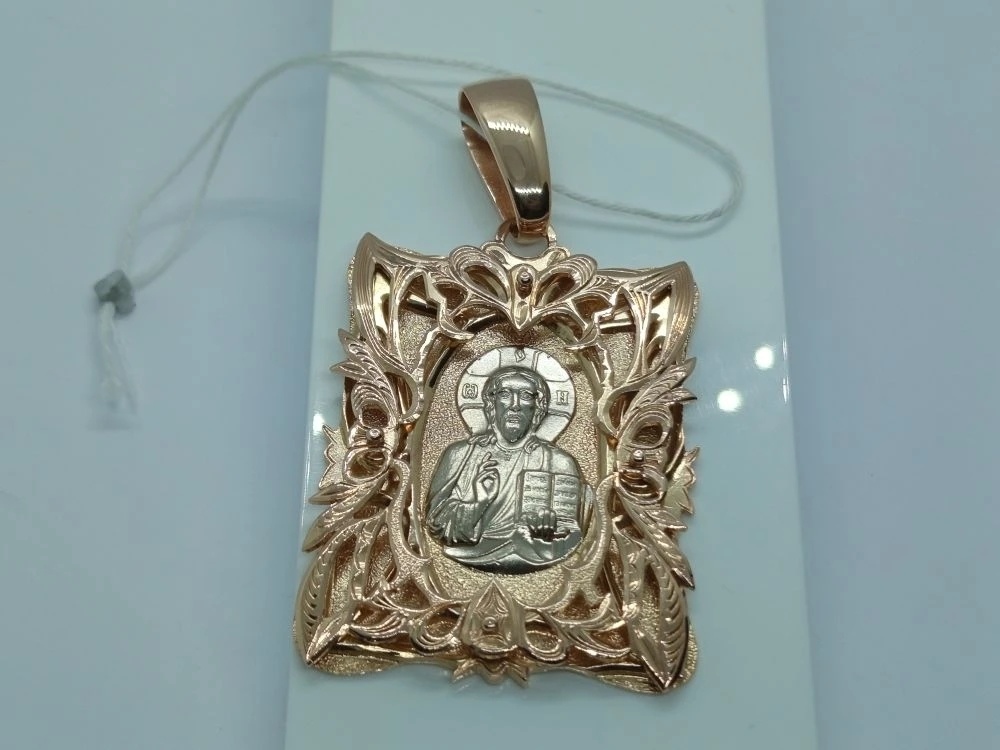 ПОДИБК375 ПОДВЕСКА ИКОНА БЕЗ КАМНЯ (Au 375)