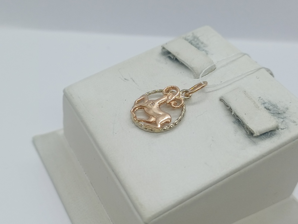 ПОДВЕСКА ЗНАК ЗОДИАКА КОЗЕРОГ Au 585