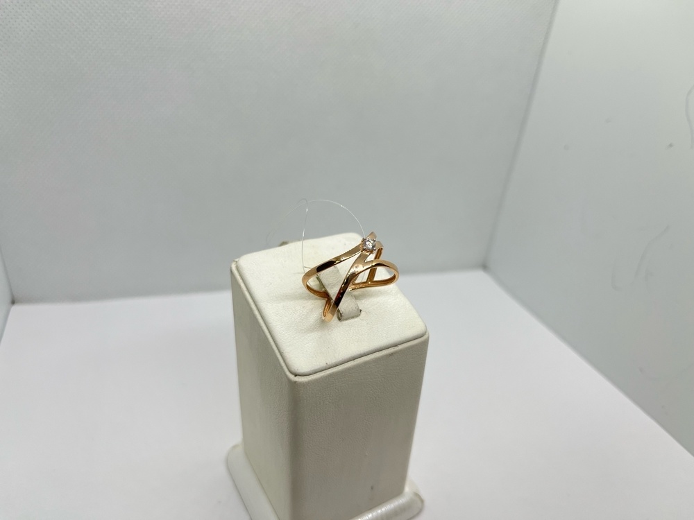 КОЛЬЦО С КАМНЕМ (Au 585)