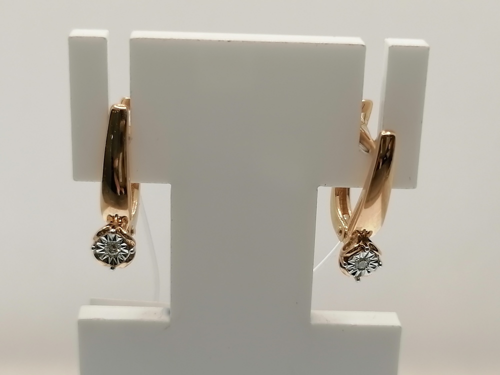 СЕРЬГИ БРИЛЛИАНТ (Au 585)