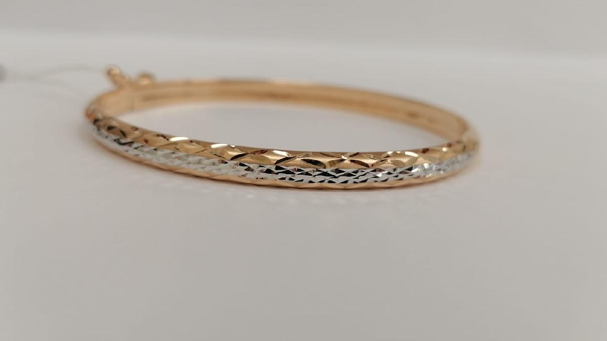 А 022076 БРАСЛЕТ ЖЕСТКИЙ без камня (Au 585)