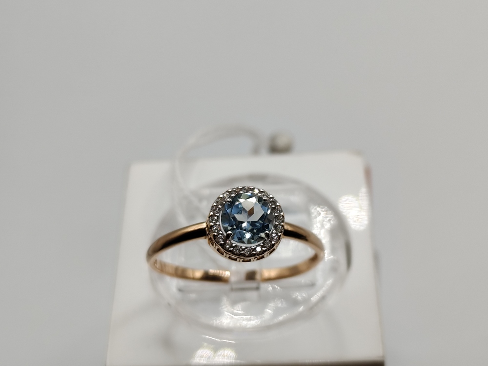 КОЛКМИ585 КОЛЬЦО С КАМНЯМИ (Au 585)