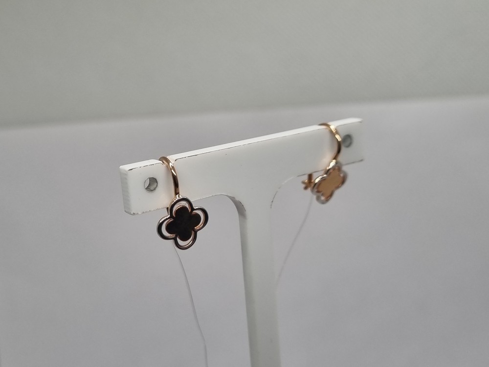 СЕРЬГИ ПЕТЕЛЬКА без камня (Au 585)