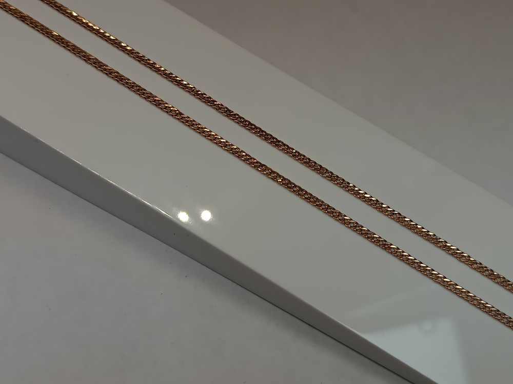 ЦПР2585 ЦЕПЬ ПУСТОТЕЛАЯ Ромб двойной (Au 585)