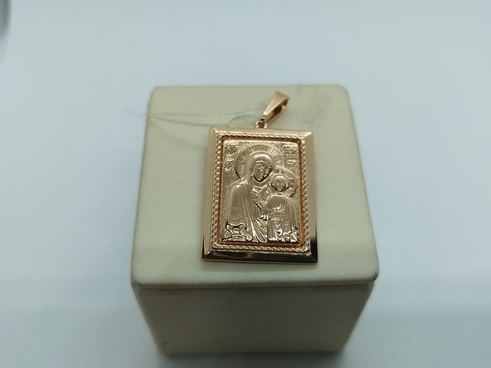 00-63-0189-00 ПОДВЕСКА ИКОНА без камня (Au 585)