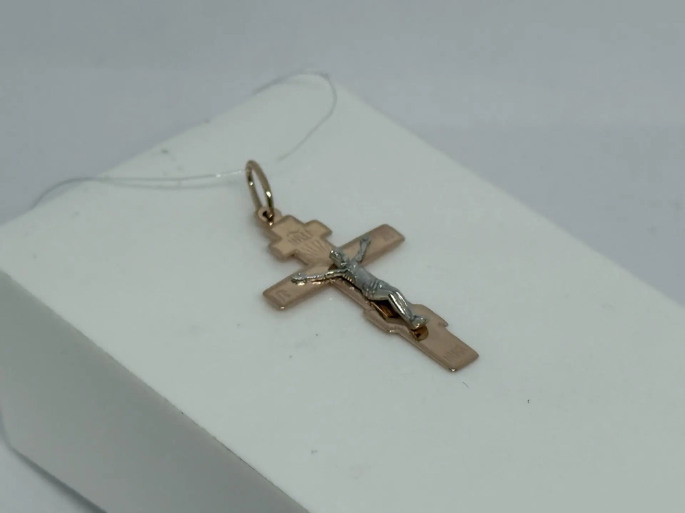 ПОДВЕСКА КРЕСТ (Au 585)