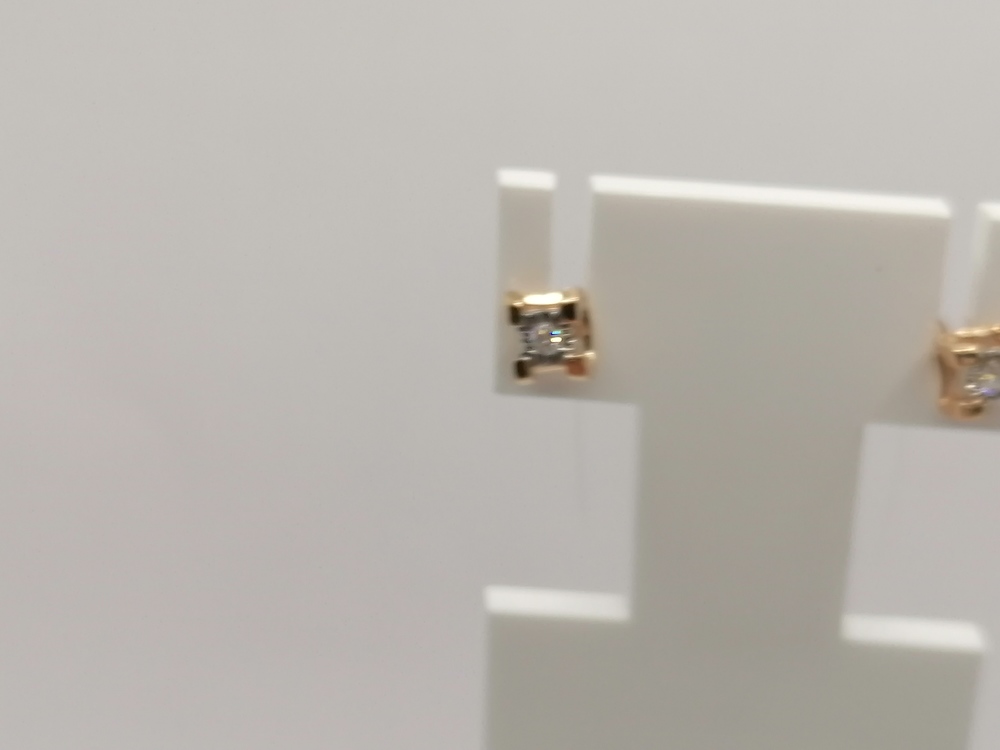 СЕРЬГИ ПУСЕТЫ Бриллиант (Au 585)