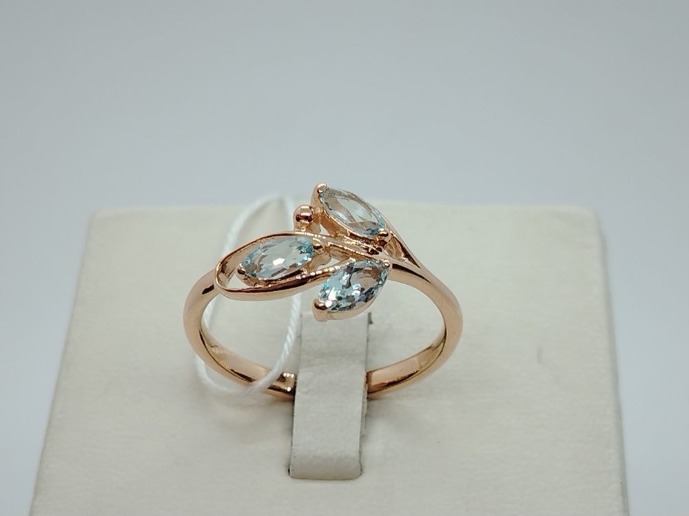 КОЛКМИ585 КОЛЬЦО С КАМНЯМИ (Au 585)