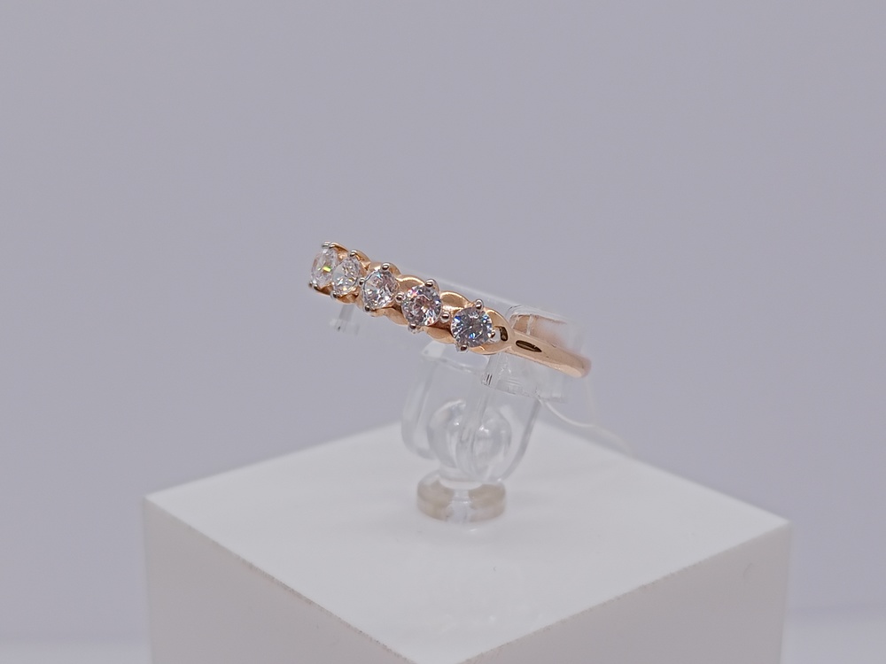 КОЛЬЦО С КАМНЯМИ (Au 585)