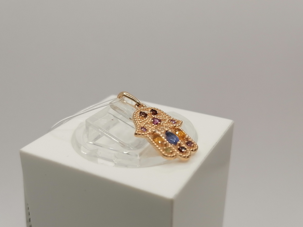 ПОДВЕСКА С КАМНЯМИ (Au 585)