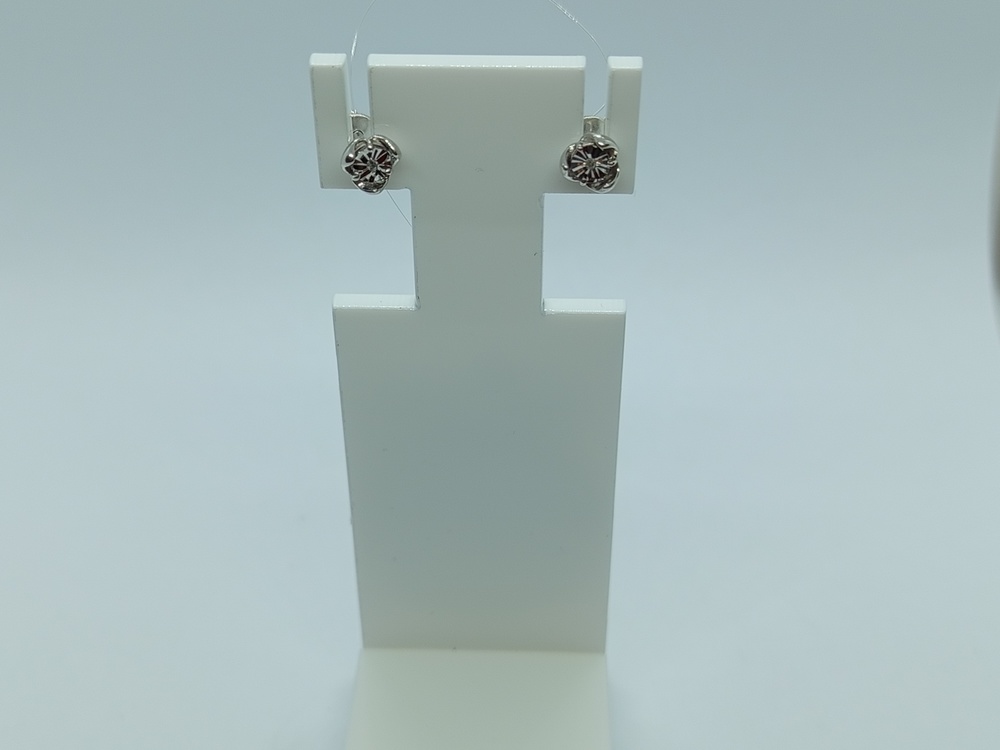 СЕРЬГИ БРИЛЛИАНТ (Ag 925)