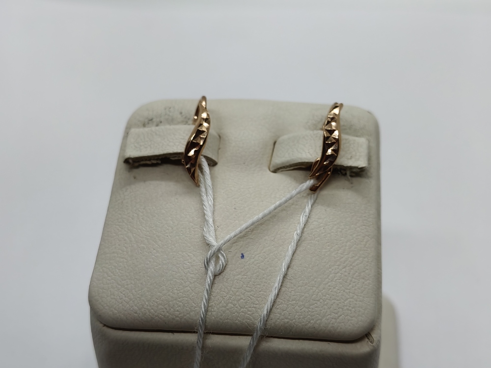 СЕРЬГИ БЕЗ КАМНЯ (Au 585)