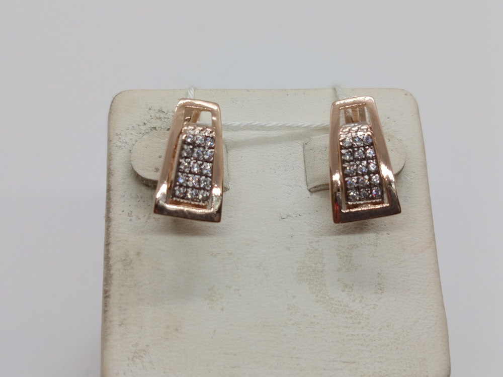 СЕРЬГИ С КАМНЯМИ (Au 585)