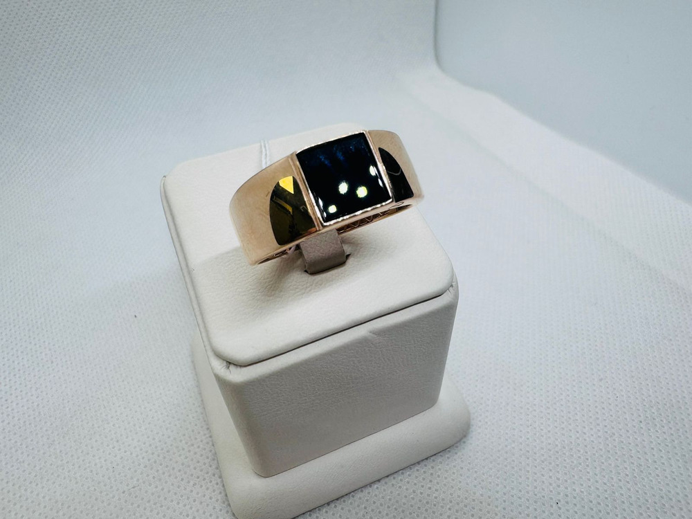 КОЛЬЦО ПЕЧАТКА с камнем (Au 585)