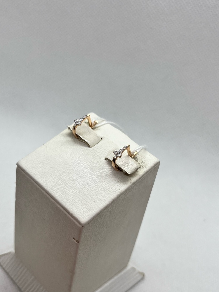 СЕРЬГИ С КАМНЯМИ (Au 585)