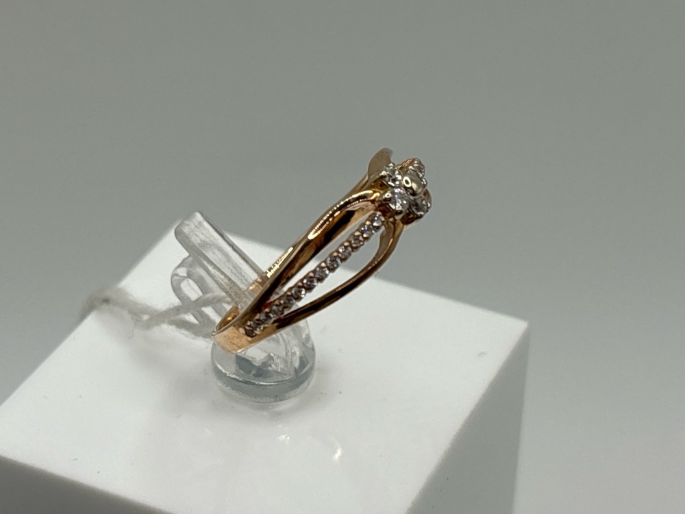 КОЛКМИ585 КОЛЬЦО С КАМНЯМИ (Au 585)