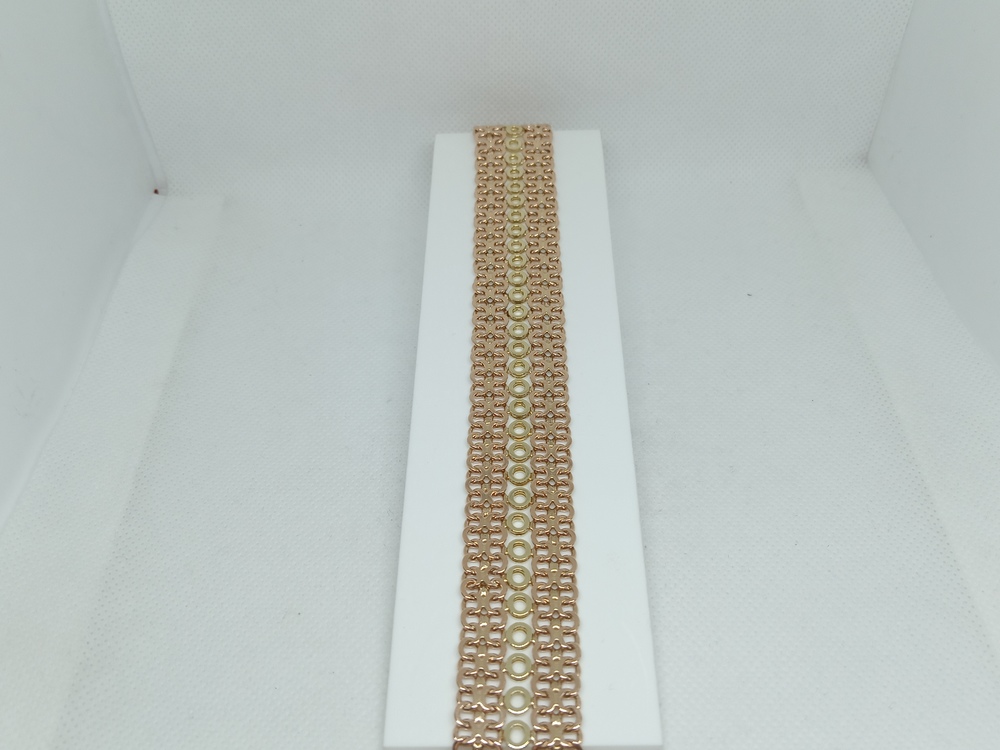 БРАСЛЕТ ПОЛНОВЕСНЫЙ Фантазия Au 583