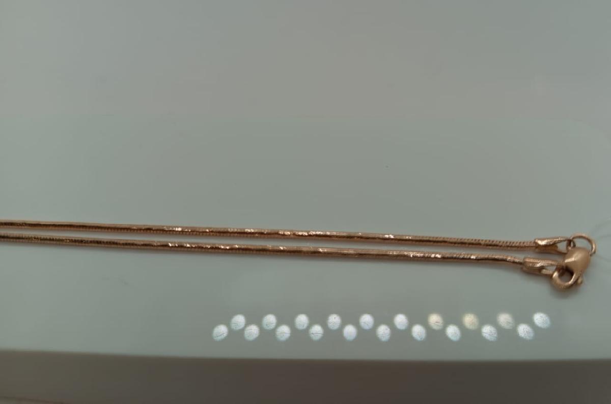 ЦЕПЬ ПОЛНОВЕСНАЯ Жгут(снейк) (Au 585)