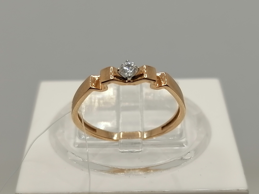 КОЛЬЦО С КАМНЕМ (Au 585)