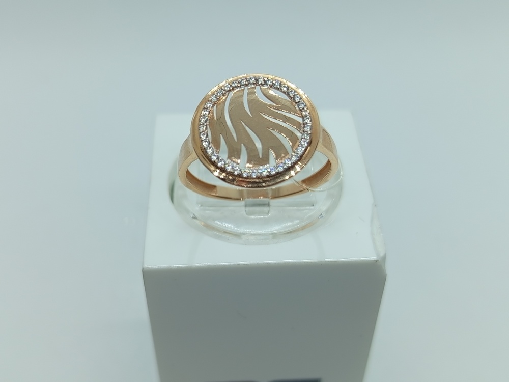 КОЛЬЦО С КАМНЯМИ (Au 585)