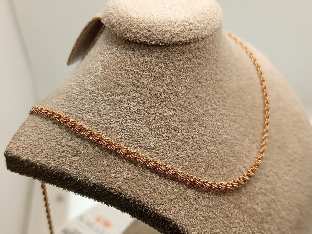 ЦЕПЬ ПУСТОТЕЛАЯ Бисмарк (Au 585)